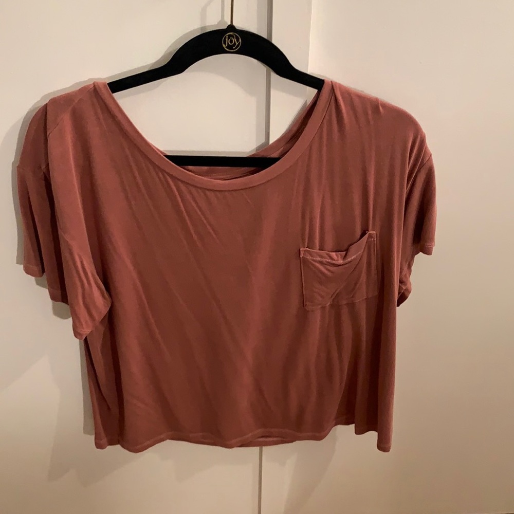 American eagle soft and sexy cropped tee